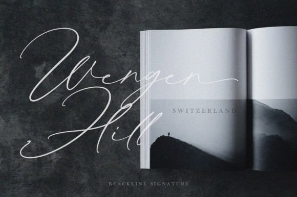 Blackline Font - Preview 2