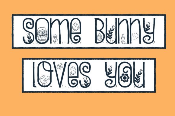 Easter Border Font - Preview 2