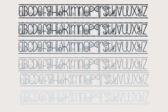 Easter Border Font - Preview 4