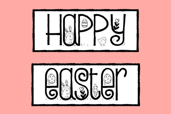Easter Border Font - Preview 5
