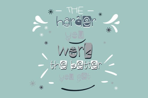 Easter Time Story Font - Preview 2