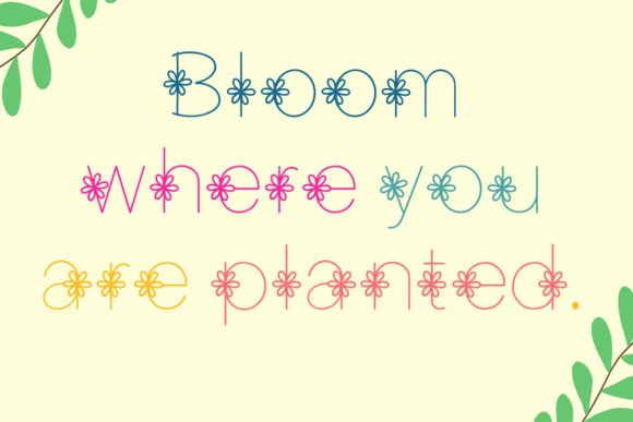 Daisy Font - Preview 3