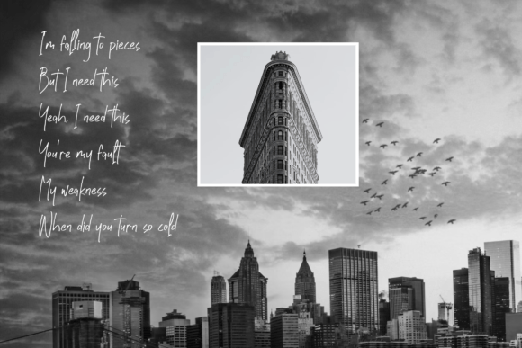 Midlenorth Constane Font PNG with transparent background - Preview 3