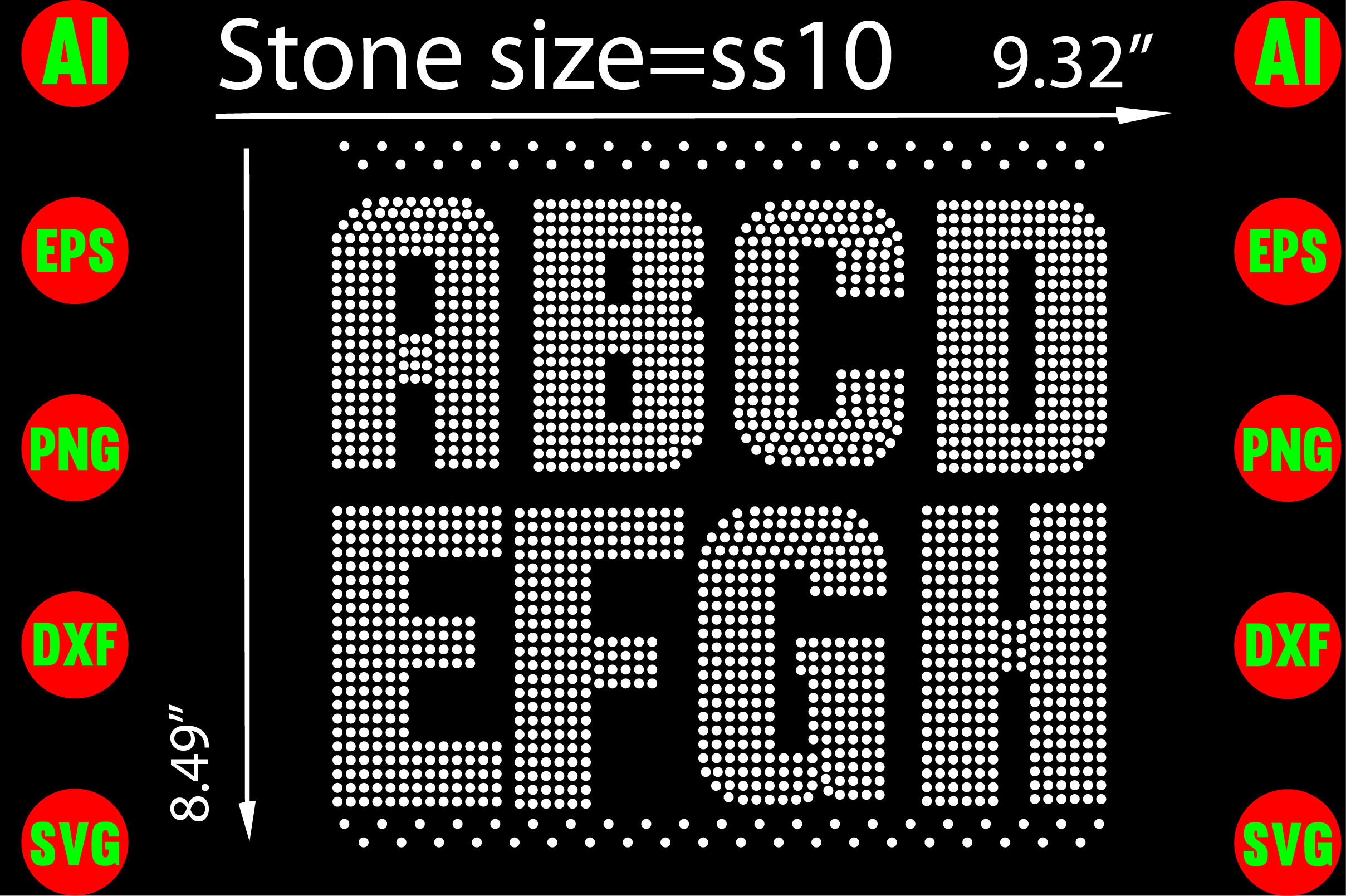 Rhinestone Templates Design