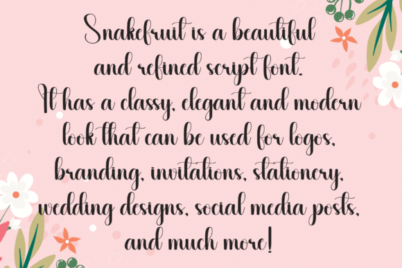 Snakefruit Font PNG with transparent background - Preview 5