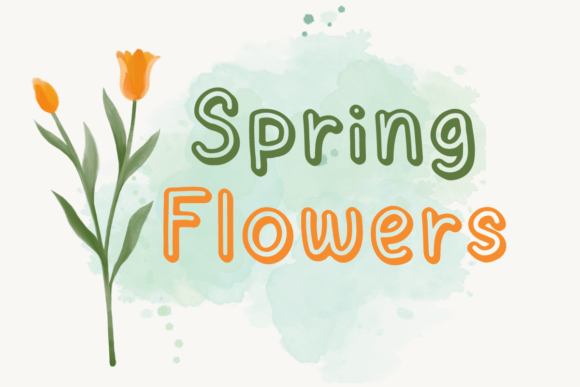 Flowers Font - Preview 2