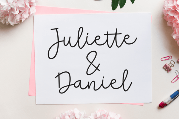 Beautiful Jessica Font - Preview 3