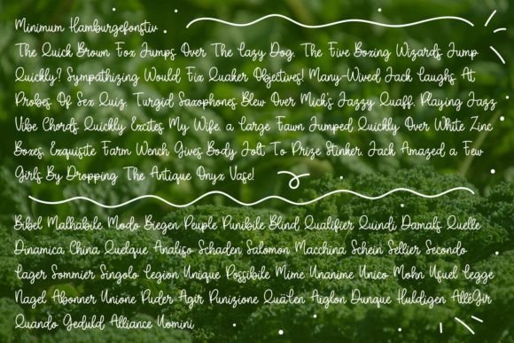 Broccoli Script Font - Preview 2