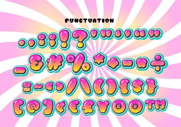 Bubble Font - Preview 4