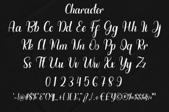 Calligraphy Font - Preview 2
