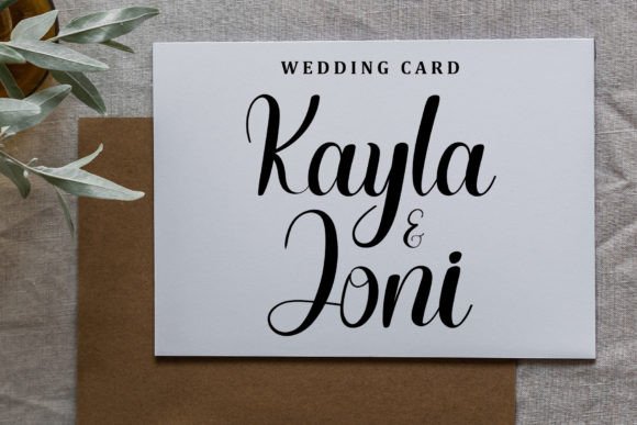 Calligraphy Font - Preview 4