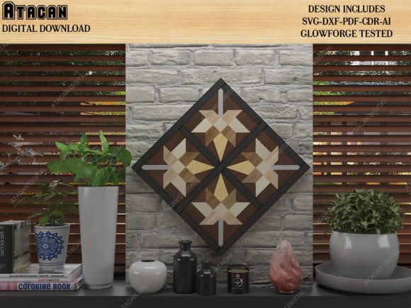 Camouflage Barn Quilt Block Svg Bundle