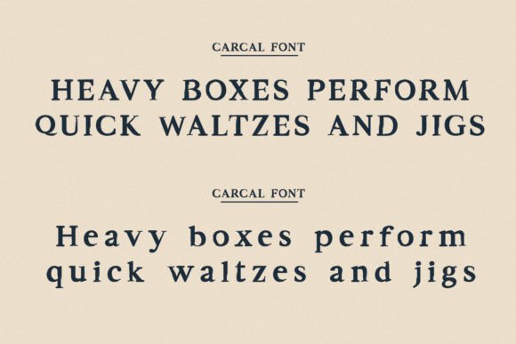 Carcal Brush Font - Preview 1