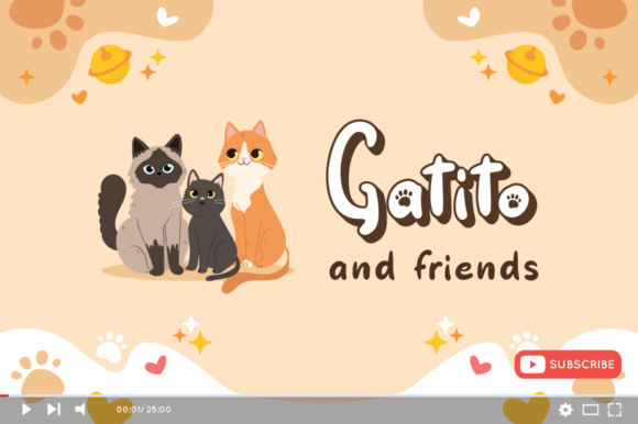 Catto Puroo Font - Preview 2