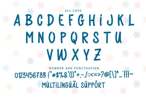 Cheerful Flower Font - Preview 6