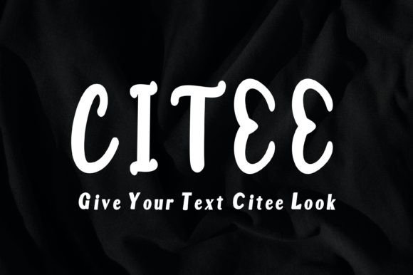Citee Font PNG with transparent background - Preview 2