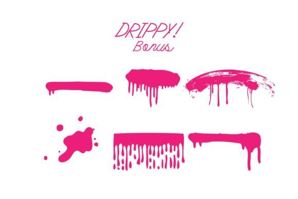 Drippy! Font - Preview 4