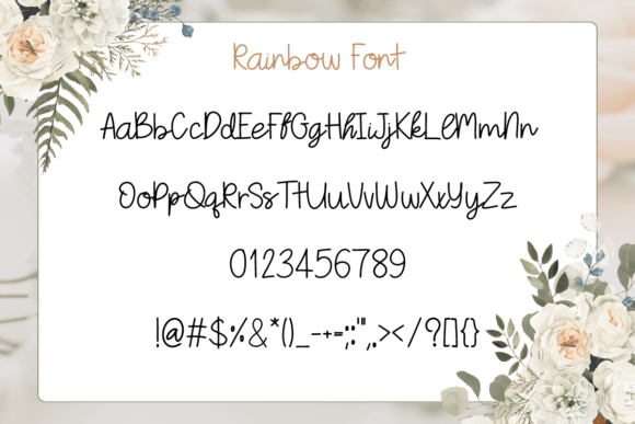 Falling Love Font - Preview 1