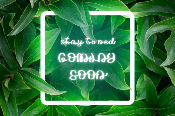 Green Topaz Font PNG with transparent background - Preview 3