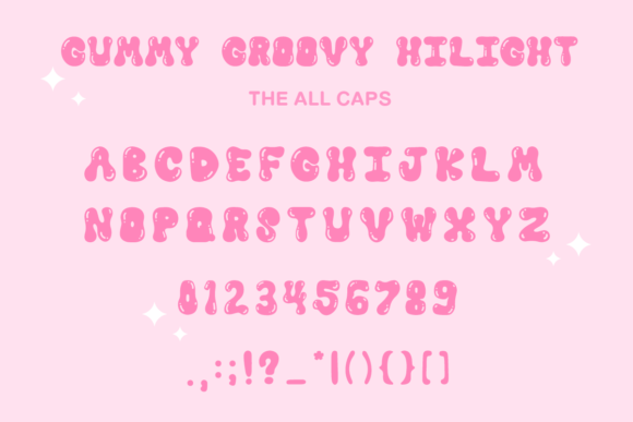 Gummy Groovy Font - Preview 4