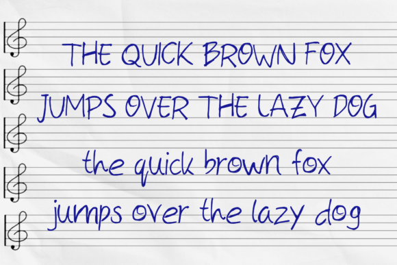 Jazz Pen Font PNG with transparent background - Preview 3