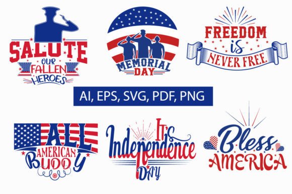 Memorial Day Svg Gráfico Diseños de Camisetas Por TypoTee Creations