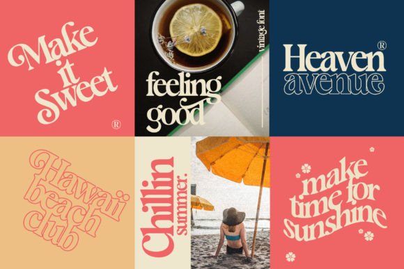 Misty Display Font PNG with transparent background - Preview 6
