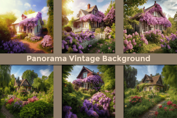 Panorama Vintage Aesthetic Background