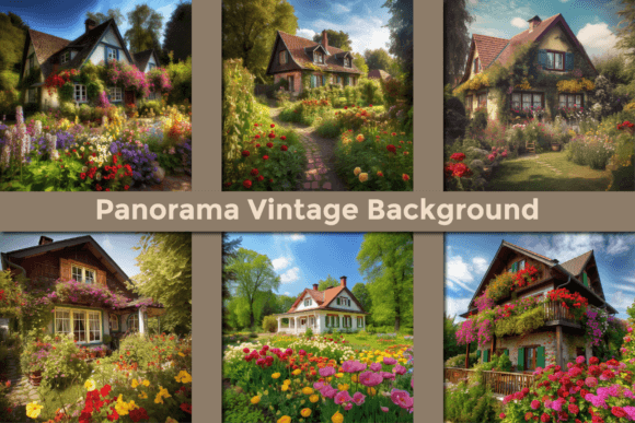 Panorama Vintage Background Aesthetic