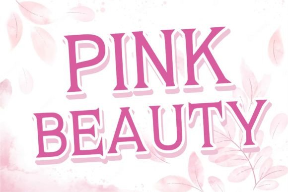 Queen Flowers Font PNG with transparent background - Preview 1