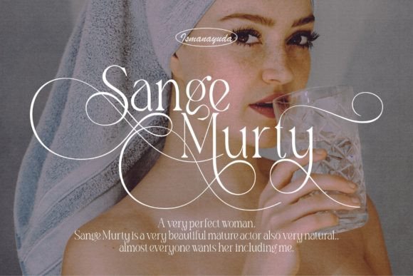 She Abeget Font PNG with transparent background - Preview 3