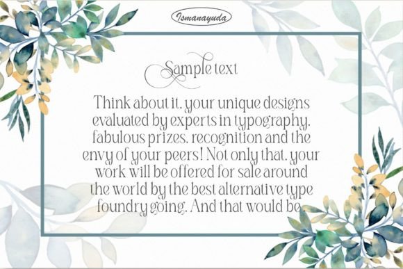 She Abeget Font PNG with transparent background - Preview 4