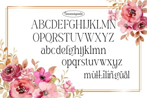 She Abeget Font PNG with transparent background - Preview 6
