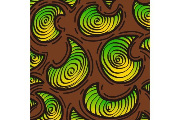 Cresecent Pattern Abstract Spiral in Crescent Moon Pattern Graphic by Arief Sapta Adjie ...