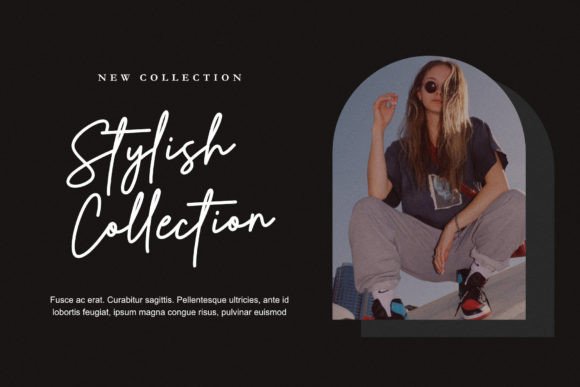 Billie Signature Font - Preview 1