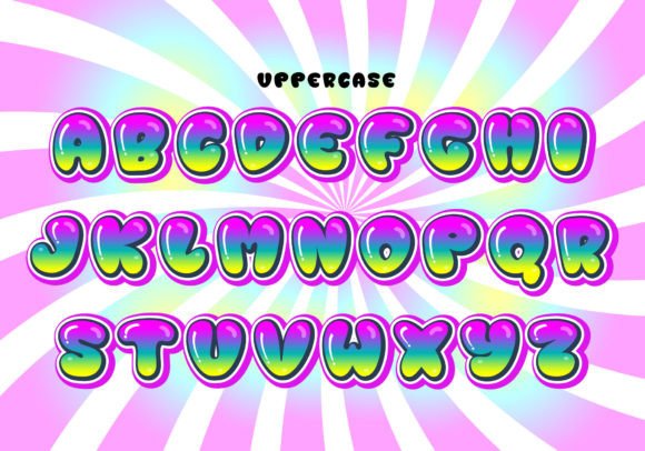 Bubble Font - Preview 1
