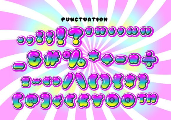 Bubble Font - Preview 4
