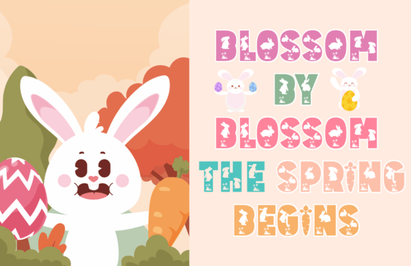 Bunny Easter Font - Preview 1