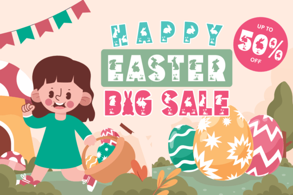 Bunny Easter Font - Preview 2