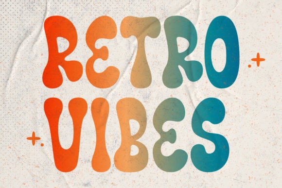 Chunky Groovy Font - Preview 2