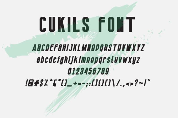 Cukils Font - Preview 1