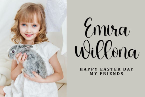 Easter Bunny Font - Preview 1