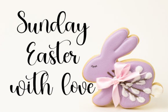 Easter Bunny Font - Preview 5