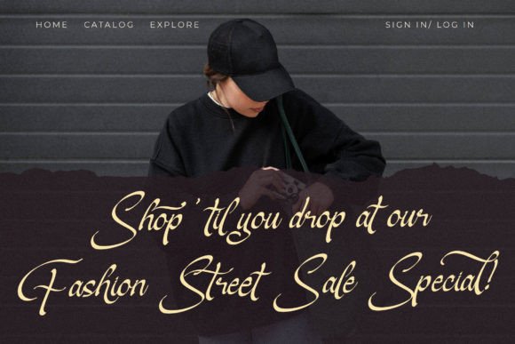 Fieldsttone Font - Preview 1