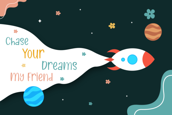 Kids Gefun Font PNG with transparent background - Preview 3