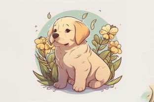 Labrador Cute Clipart