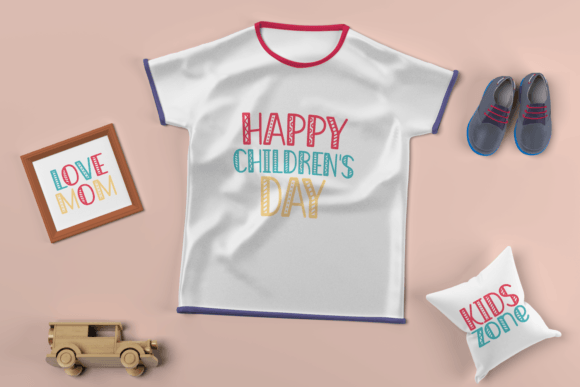 Patris Joyful Font PNG with transparent background - Preview 3