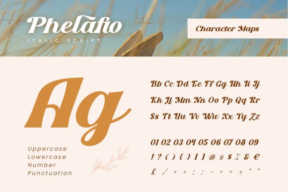 Phelafio Font PNG with transparent background - Preview 1