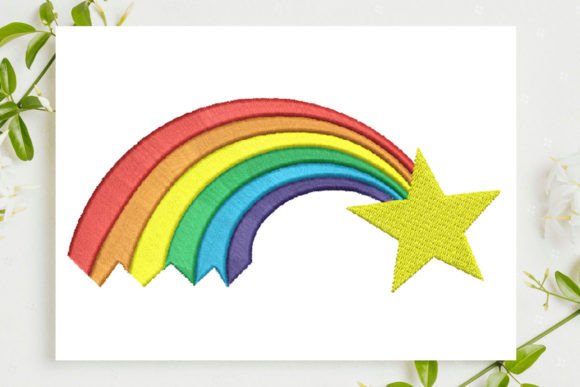 Rainbow with a Star