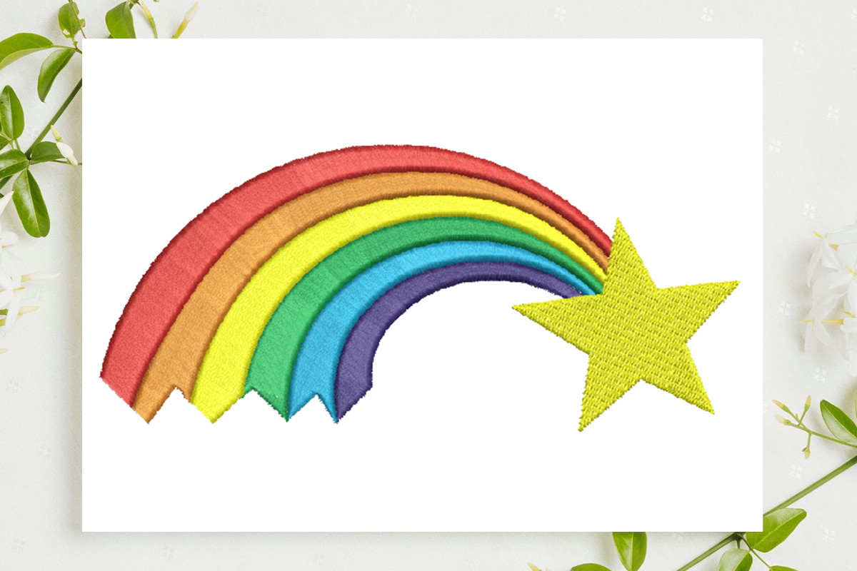 Rainbow with a Star